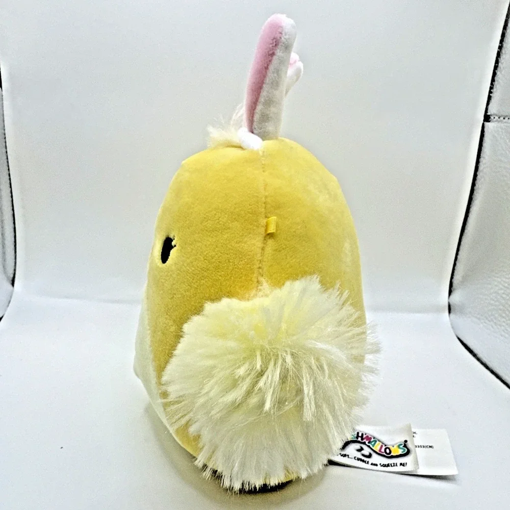 2021 Easter Squishmallow‎ 5 inch Aimee The Chick with bunny ears